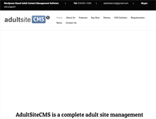 Tablet Screenshot of adultsitecms.com